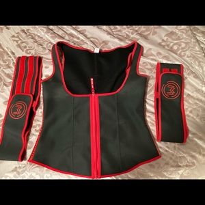 What Waist Define Vest Duo (Red) 2XL